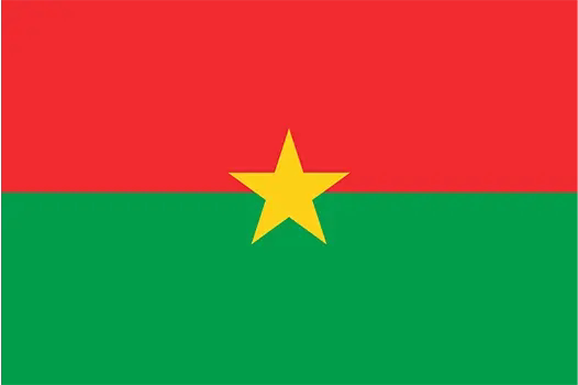 Bandeira-Burkina Faso