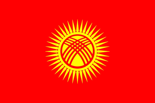 Bandeira-Quirguistão