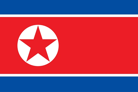 Bandeira-Coreia do Norte