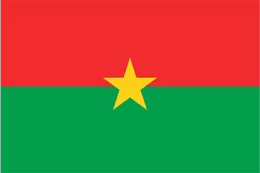 Bandeira-Burkina Faso