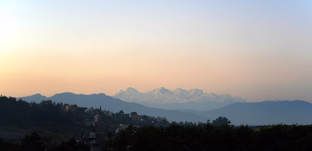 Nepal 1 Paisagem Do Nepal, Com Montanhas Ao Fundo